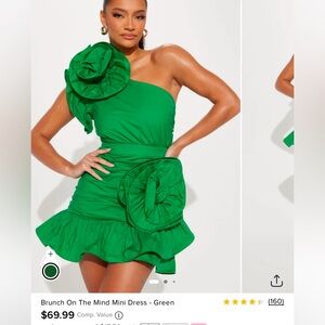 Green summer dress